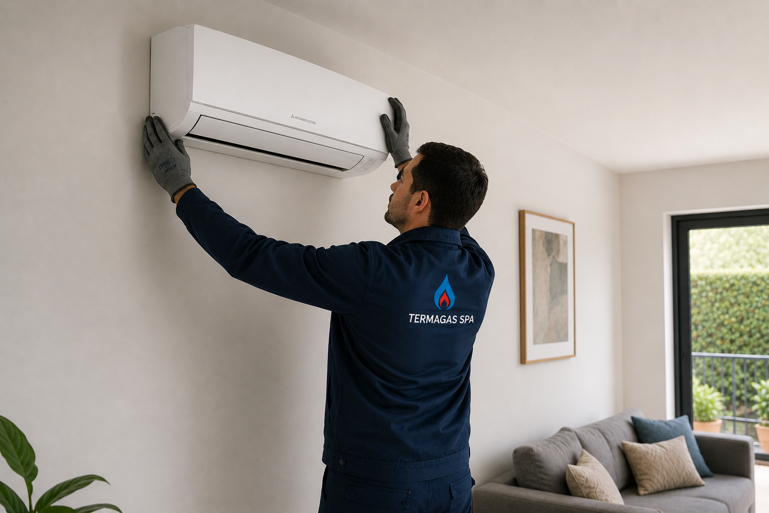 Instalación de aire acondicionado